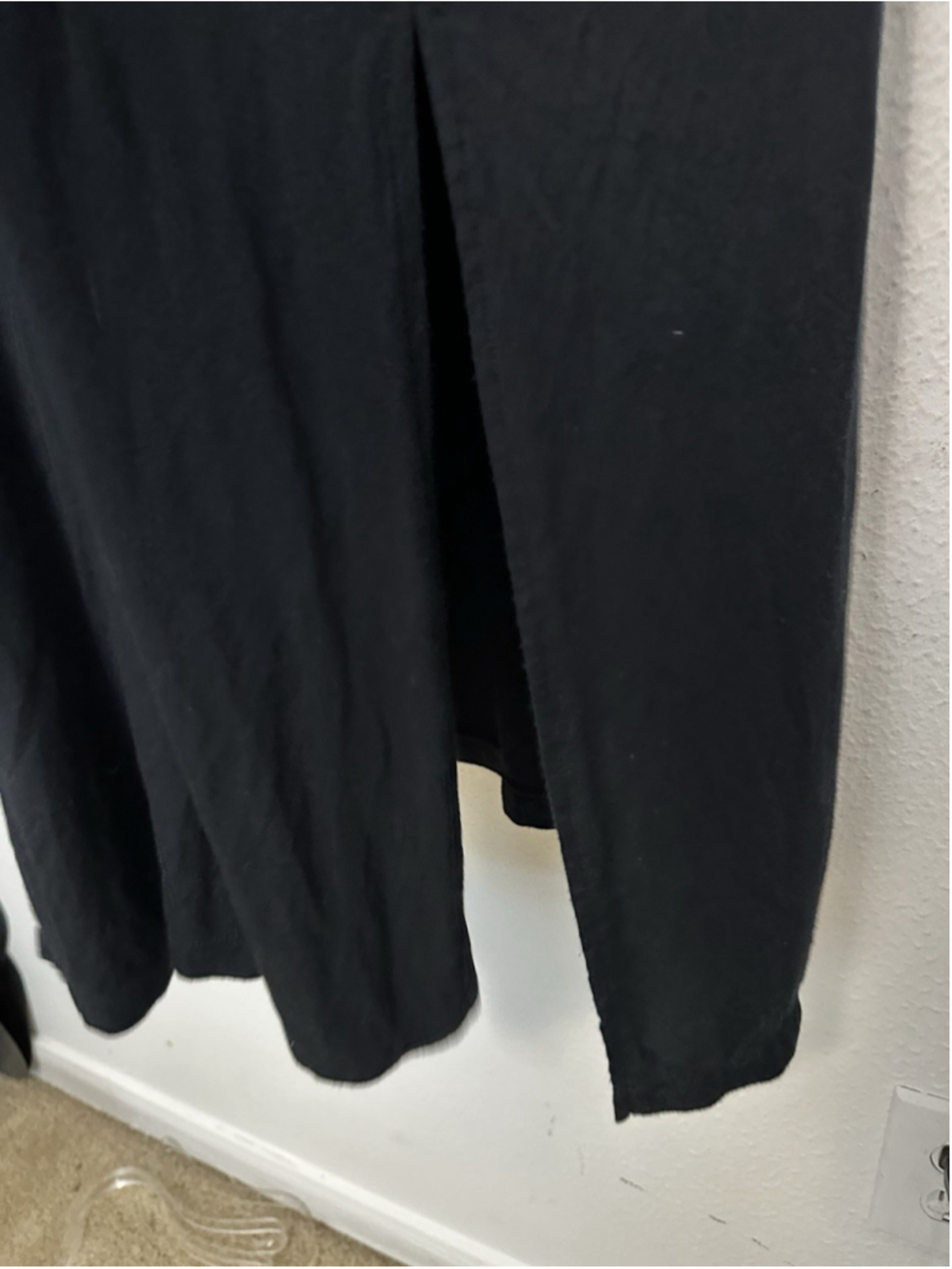 Soft Surroundings Sleeveless Maxi Dress Large Black Beachy Bohemian Summer - Picture 7 of 9